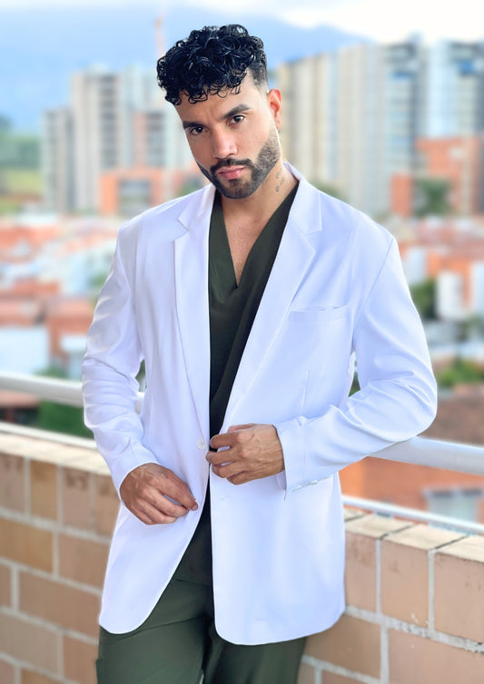 Bata estilo blazer Antifluido
