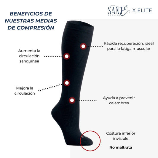 Medias de compresión talla L-XL