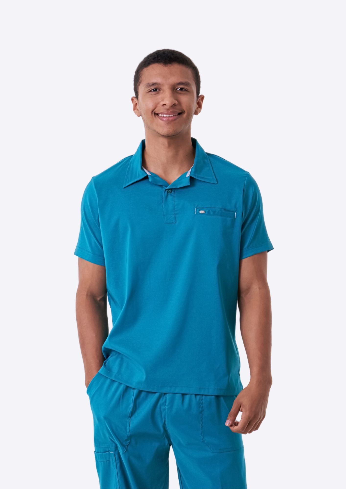 Uniforme Louis verde aguamarina ÚLTIMO TALLA S