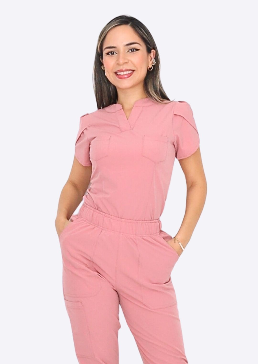 Uniforme Berenice Palo de rosa