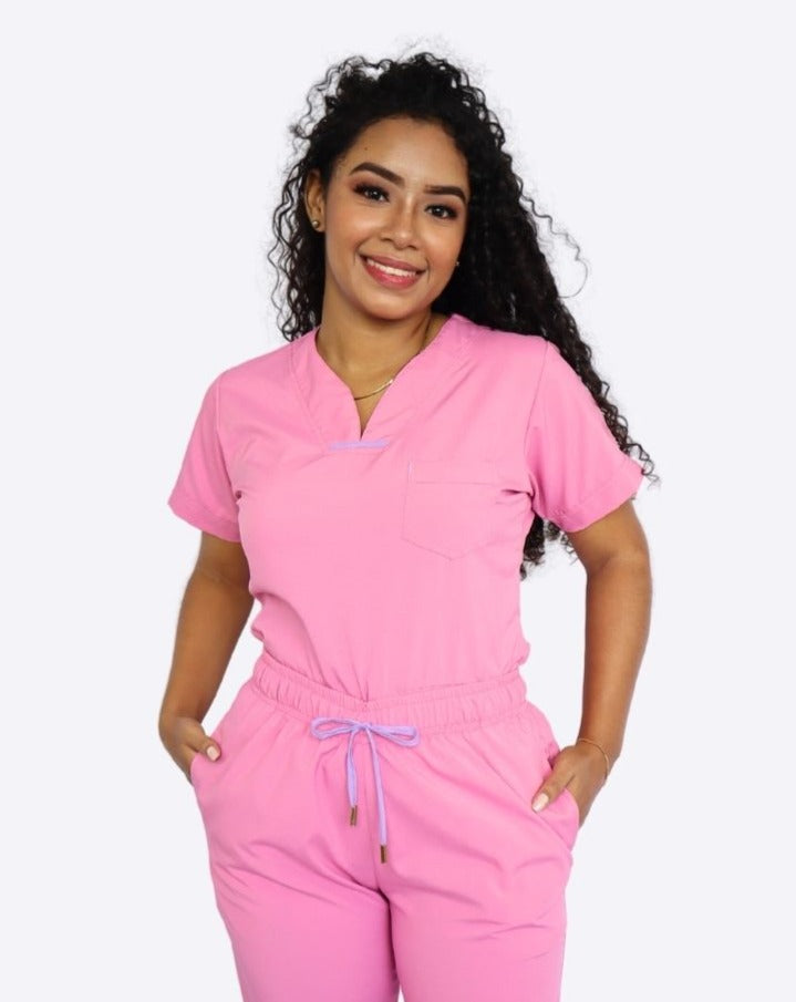 Uniforme Amelie Rosado ÚLTIMO TALLA L