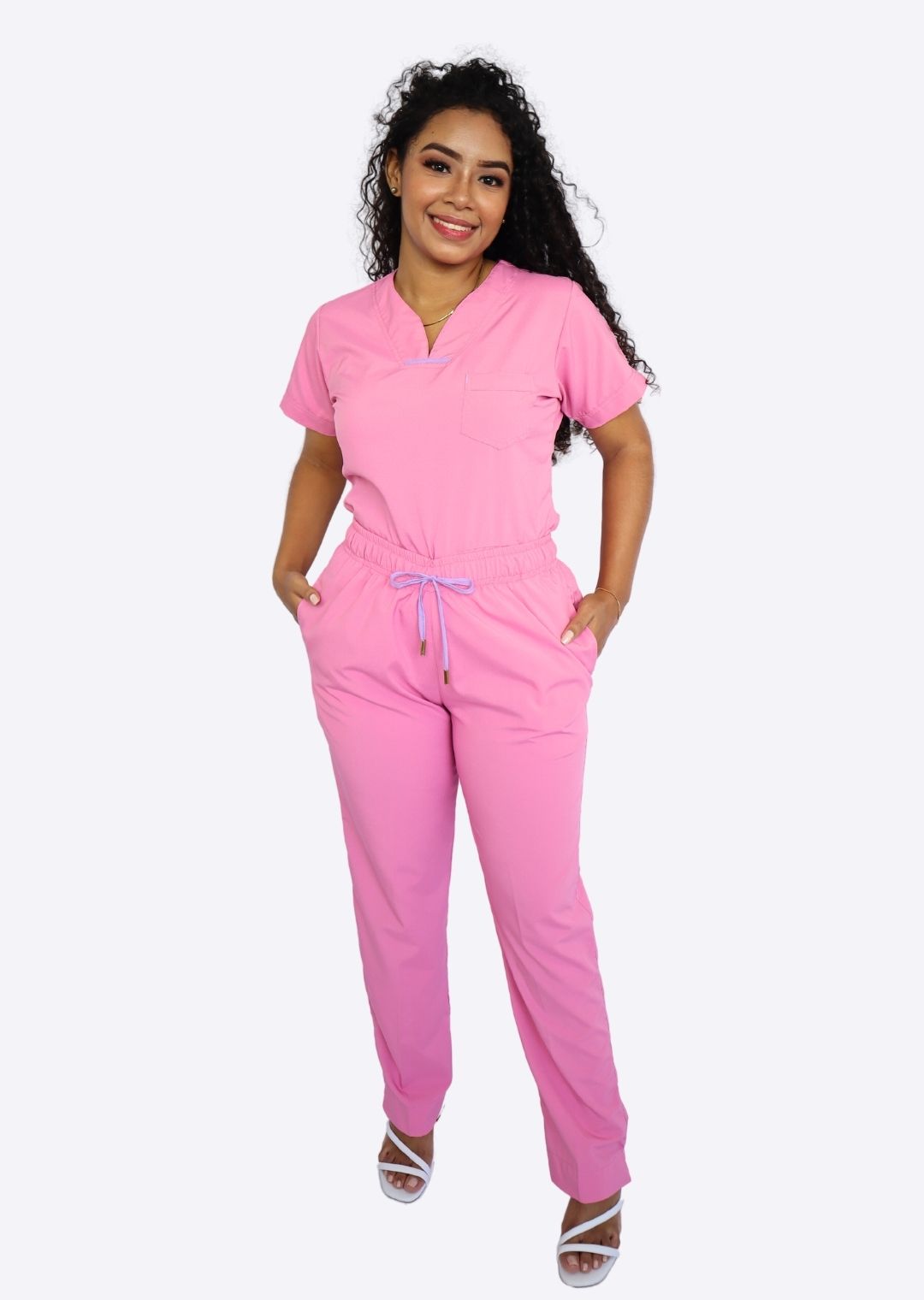 Uniforme Amelie Rosado ÚLTIMO TALLA L