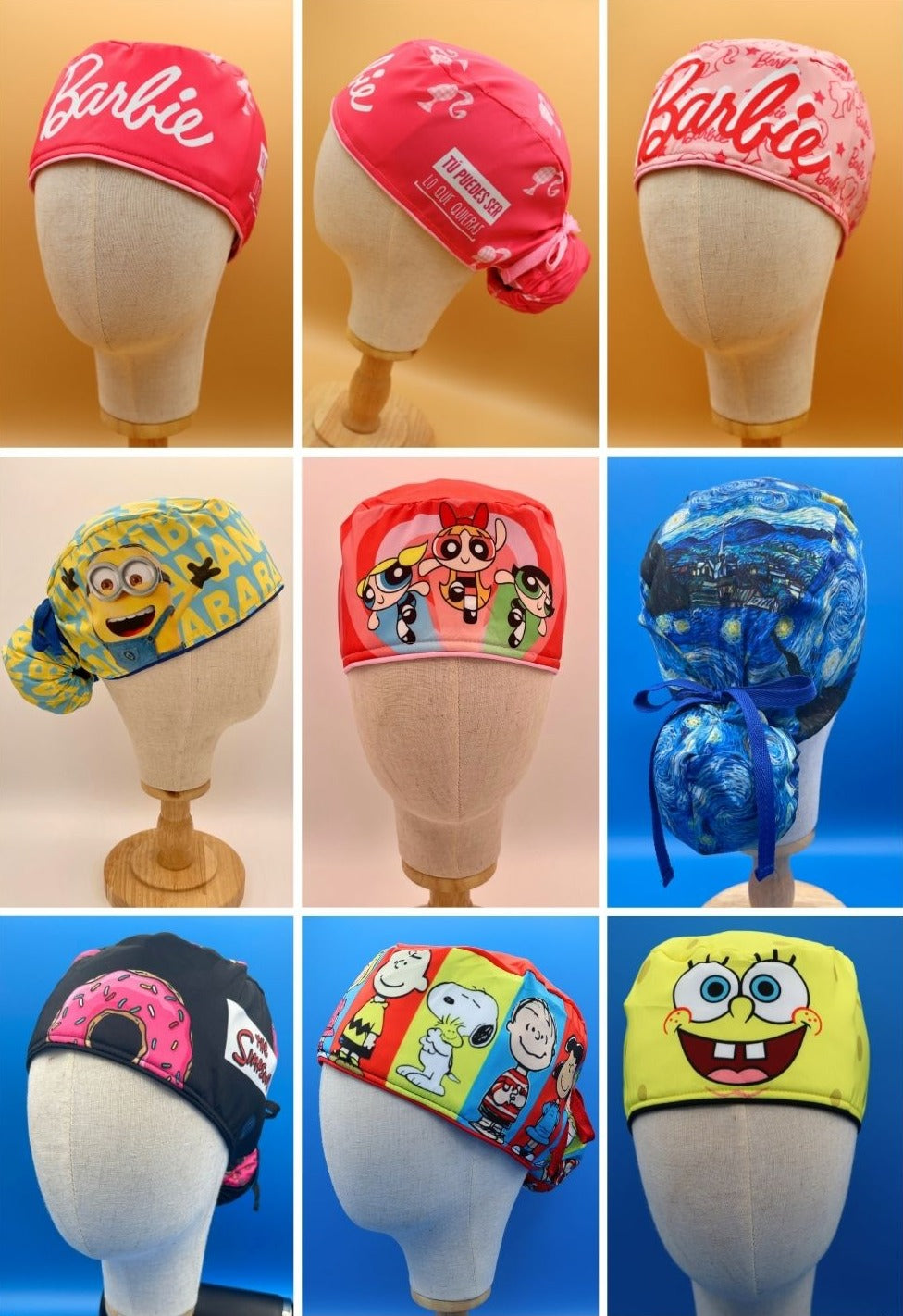 Gorros antifluido para damas