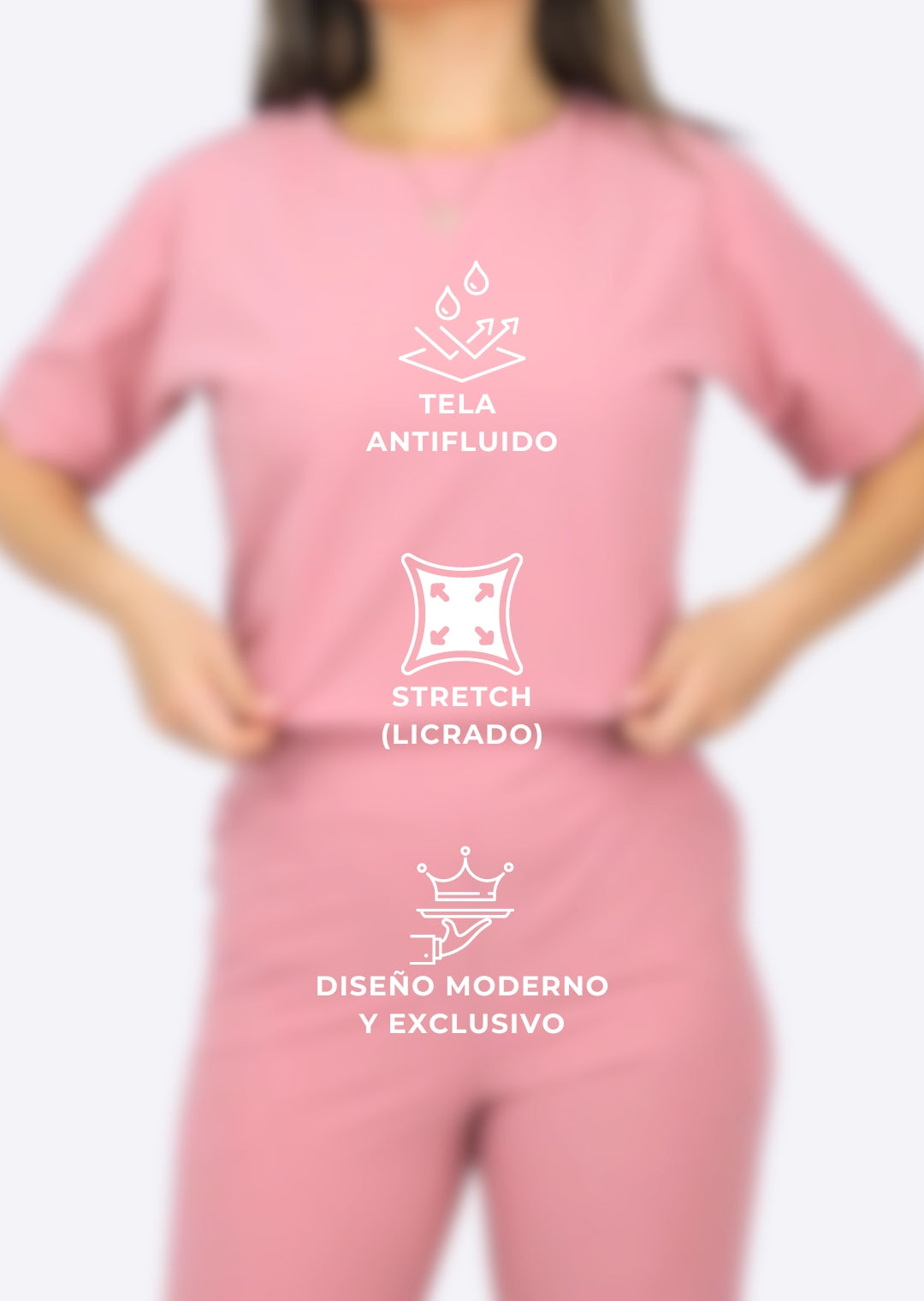 Uniforme Paris palo de rosa ÚLTIMOS XS y S