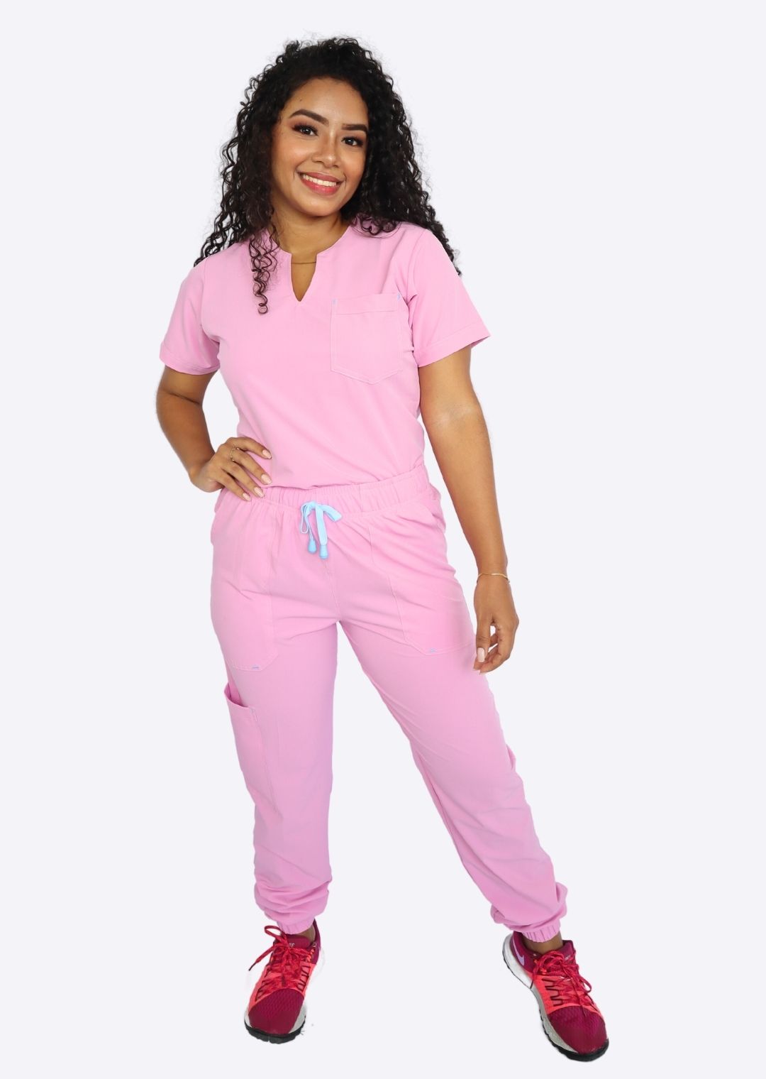 Uniforme Eva Rosa pastel