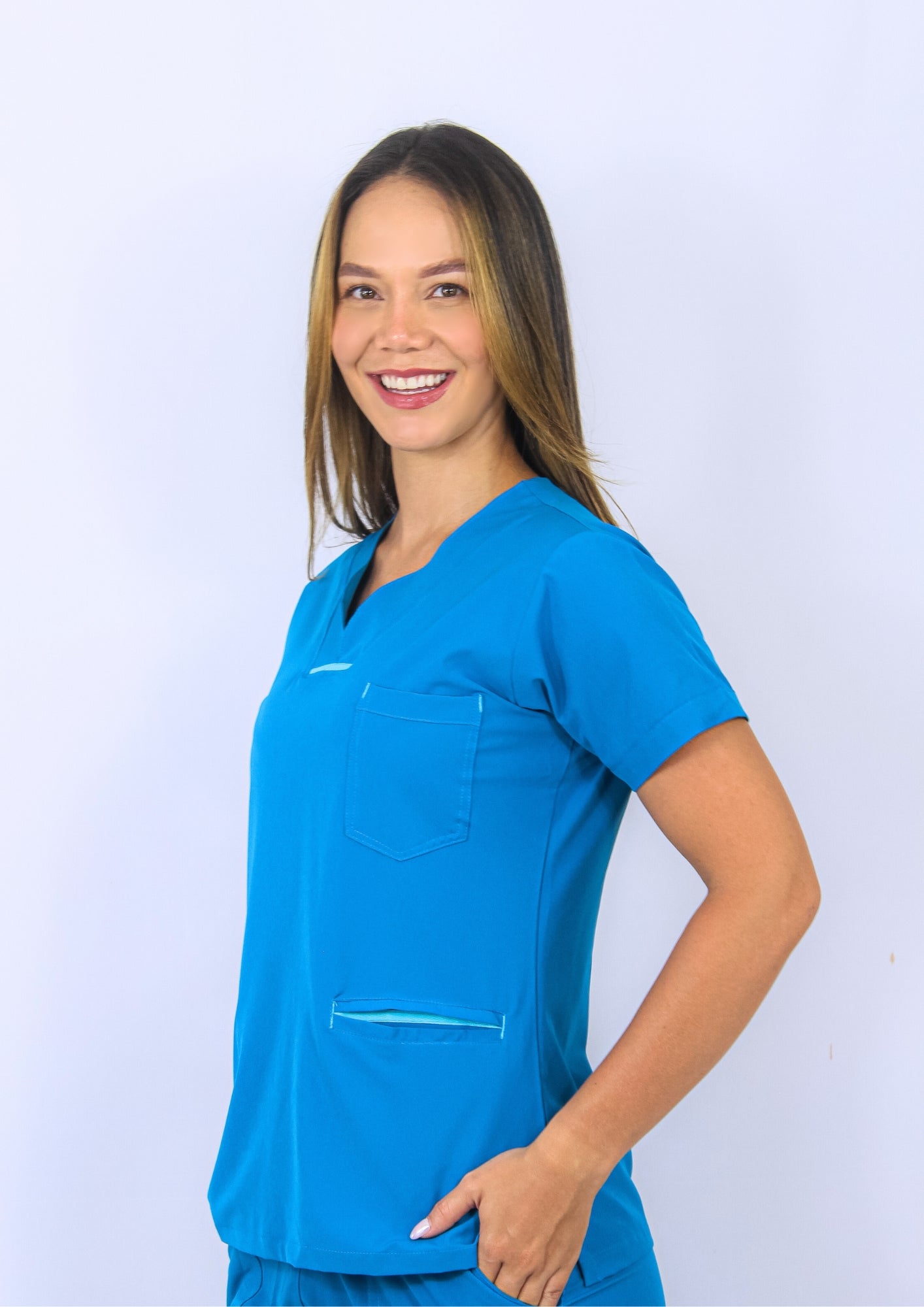 Uniforme Amelie Azul cerúleo
