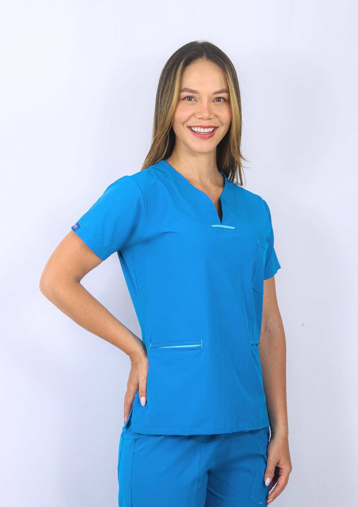 Uniforme Amelie Azul cerúleo