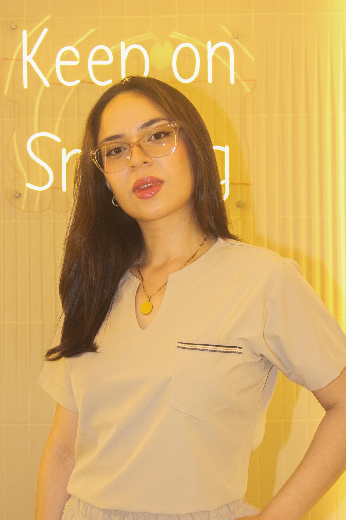 Uniforme Eva beige capuchino