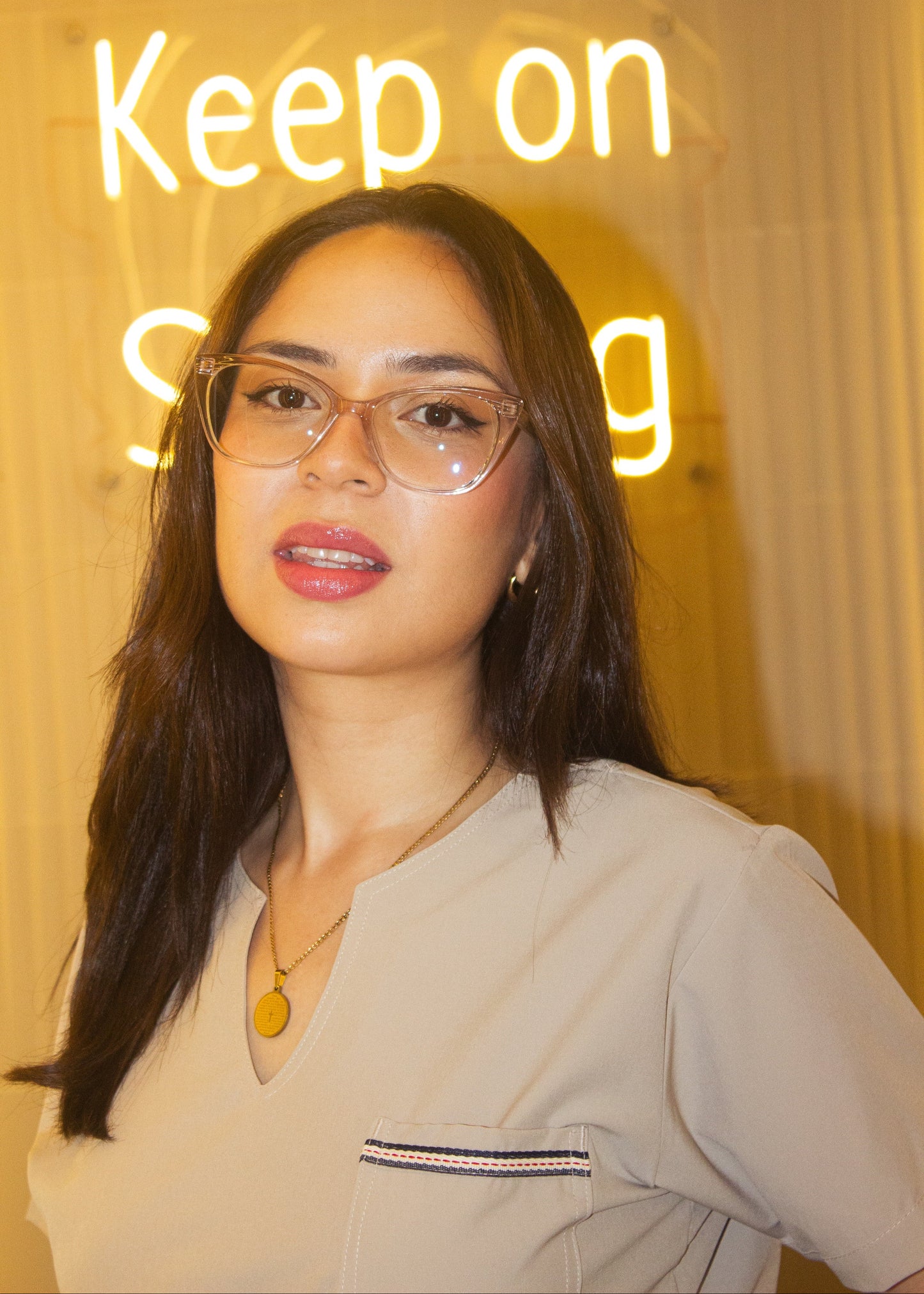 Uniforme Eva beige capuchino