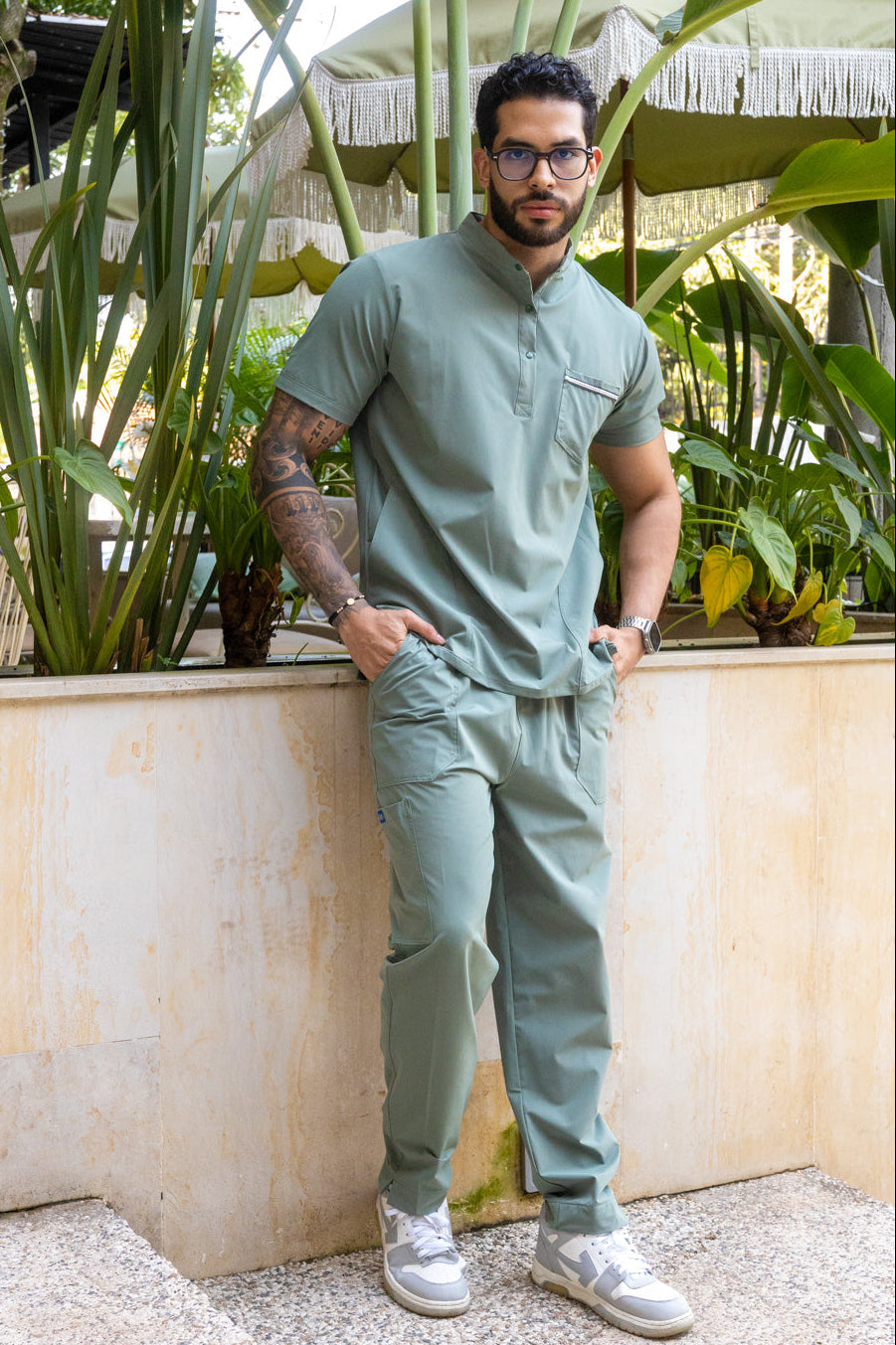 Uniforme Nerú Verde pistacho