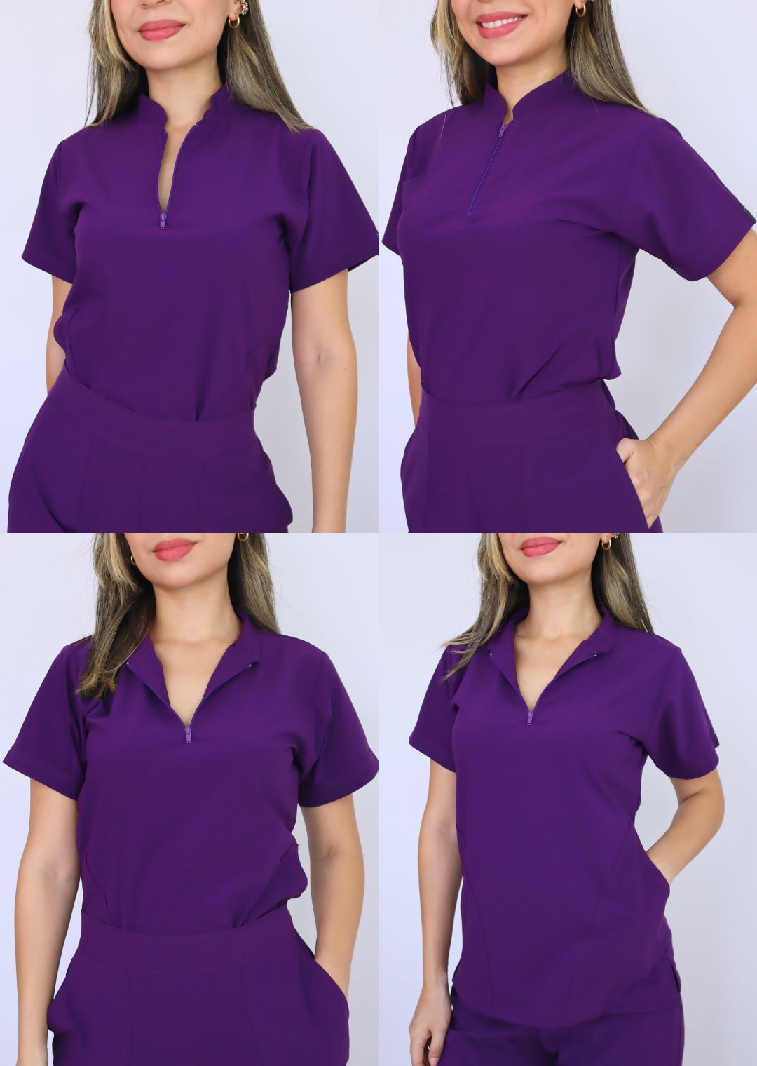 Uniforme Aline Morado ÚLTIMOS TALLA XS Y L