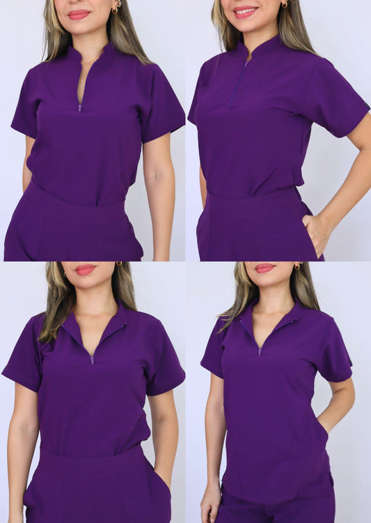 Uniforme Aline Morado ÚLTIMOS TALLA XS Y L