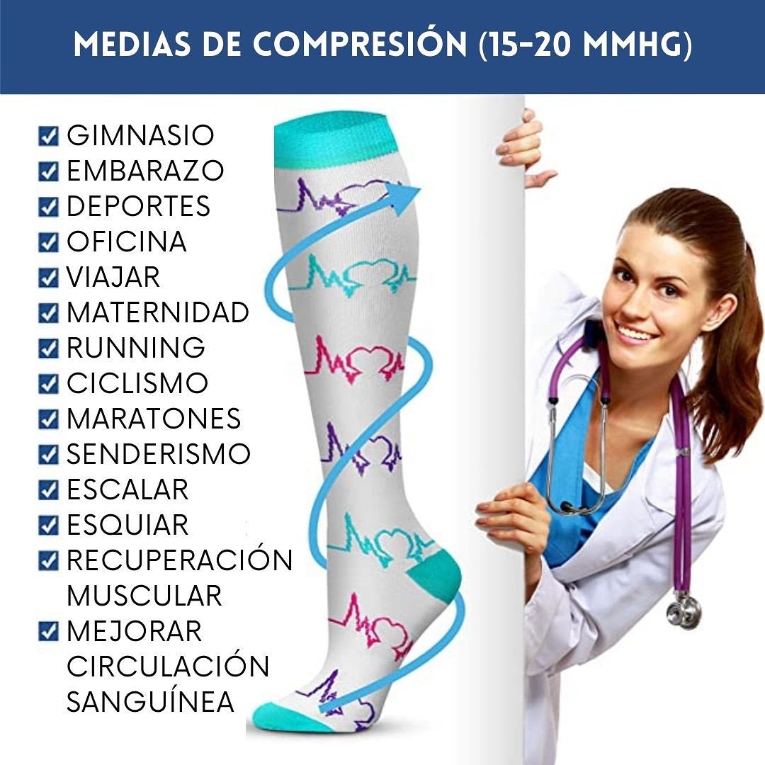 Medias de compresión talla L-XL