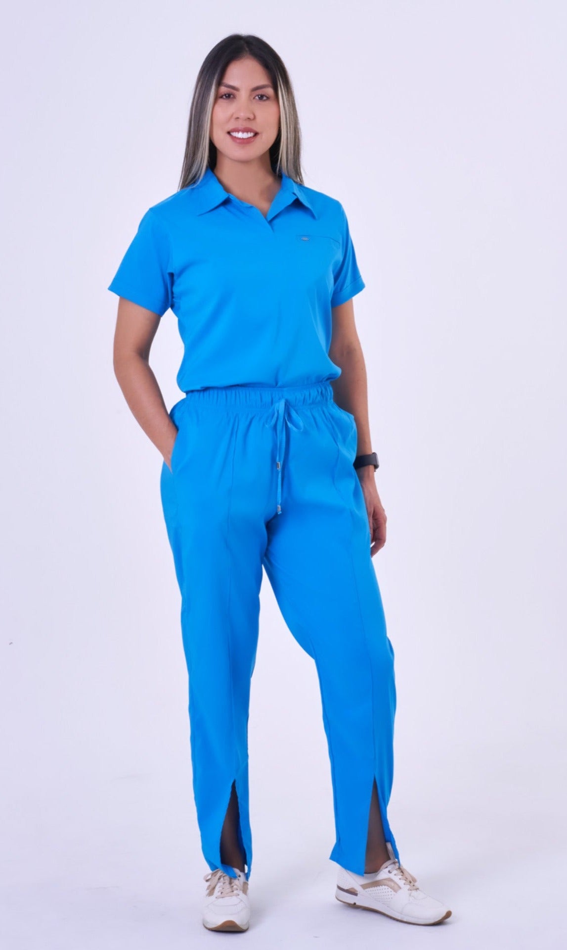 Uniforme Marina Azul aqua