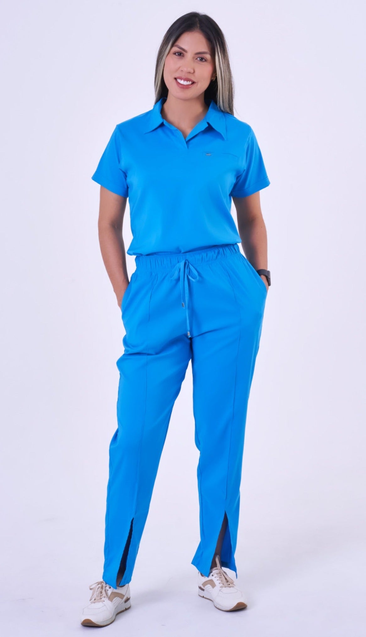 Uniforme Marina Azul aqua