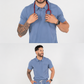Uniforme Louis azul acero