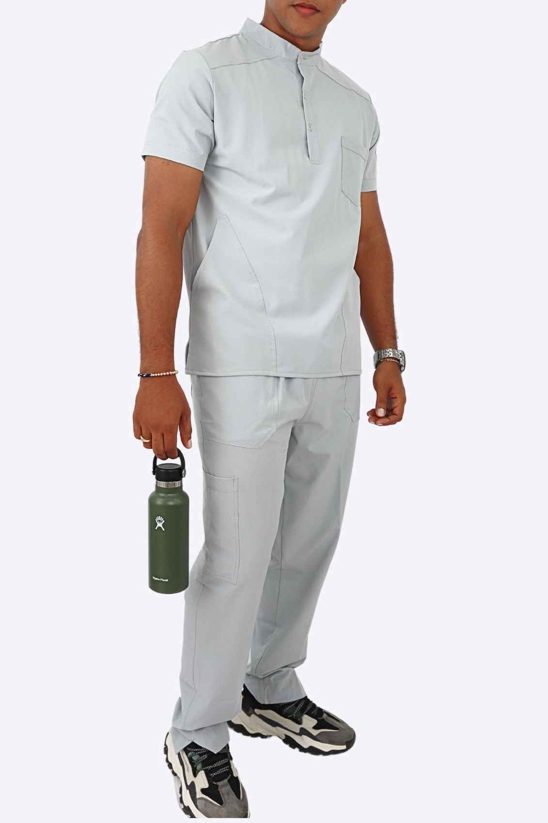 Uniforme Nerú gris claro ÚLTIMO TALLA M