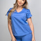 Uniforme Dama Emily azul cielo - Tela Algodón Antifluido