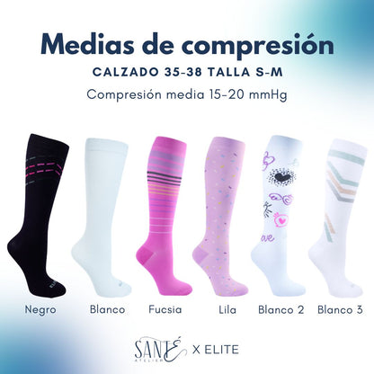Medias de compresión talla S-M