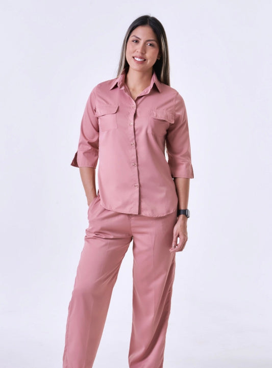 Uniforme Elise palo de rosa