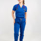Uniforme Dama New Classic Azul rey - Tela Algodón Antifluido