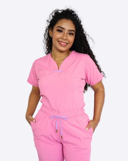 Uniforme Amelie Rosado ÚLTIMO TALLA L