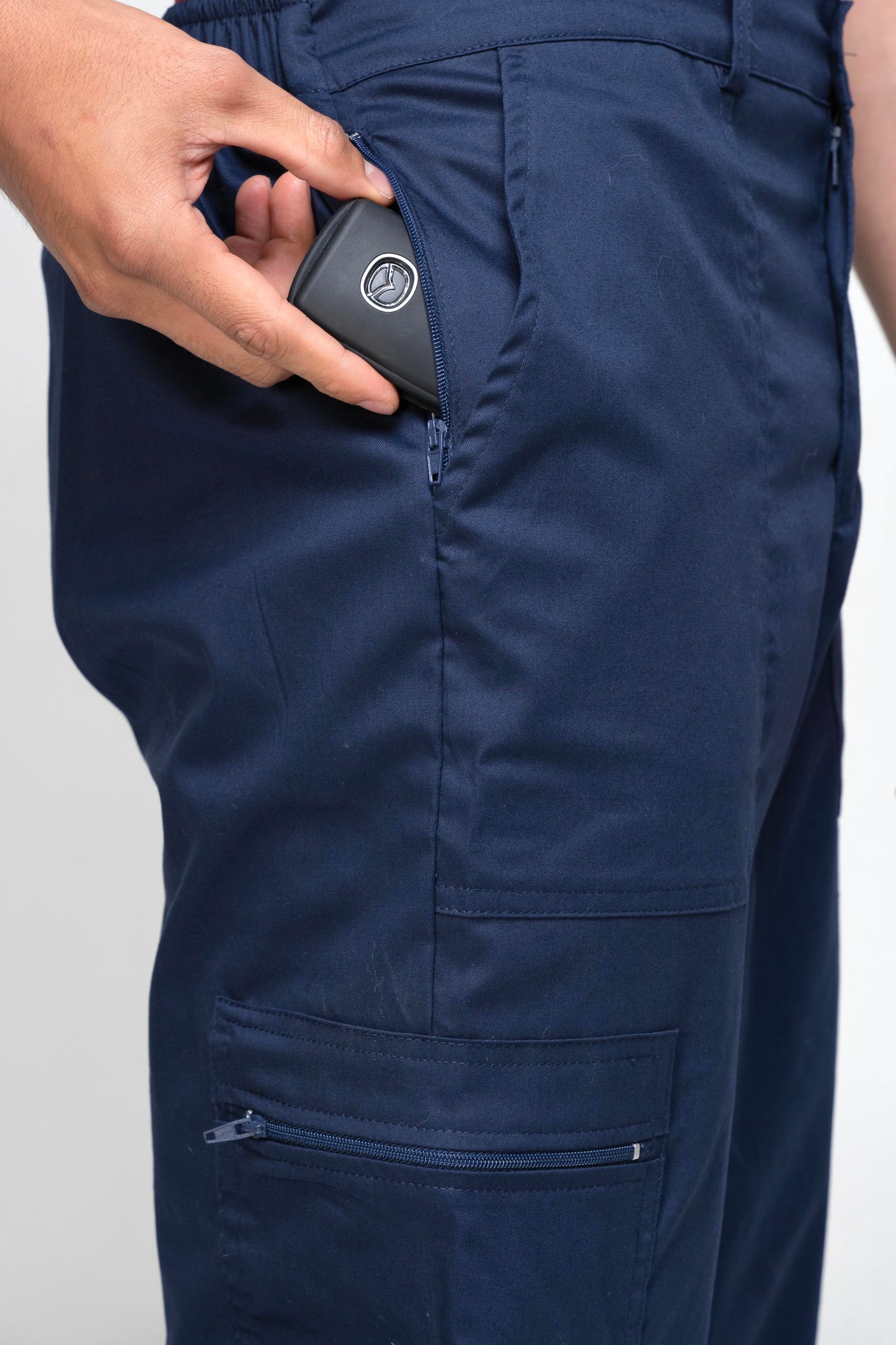Uniforme Nerú Azul noche - Tela Algodón Antifluido