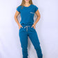 Uniforme Geraldine Azul petroleo - ÚLTIMOS