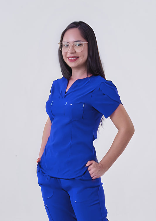 Uniforme Berenice Azul Rey