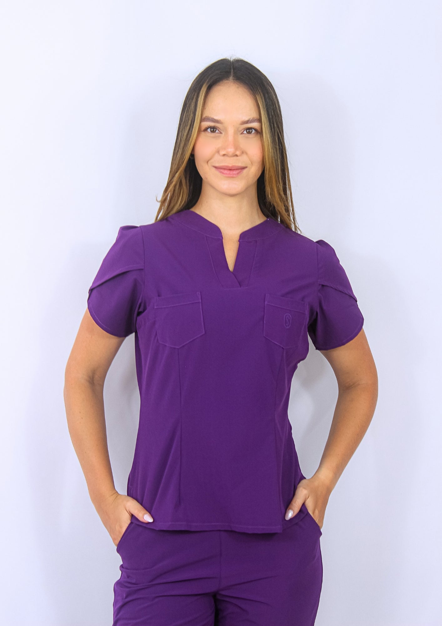 Uniforme Eva verde esmeralda