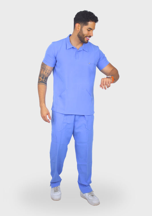 Uniforme Louis azul claro