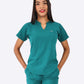 Uniforme Eva verde esmeralda