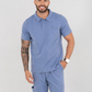 Uniforme Louis azul acero