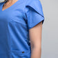 Uniforme Dama Emily azul cielo - Tela Algodón Antifluido