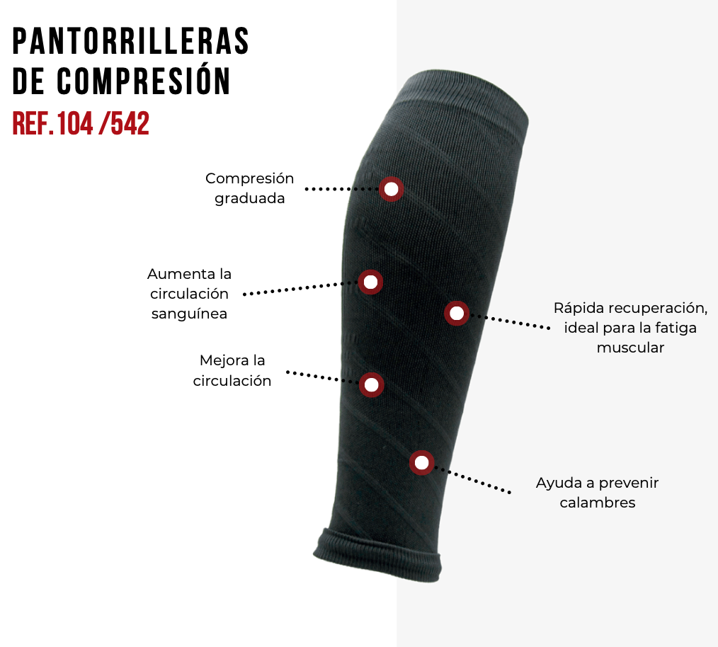 Medias de compresión 15-20 mmhg talla S-M