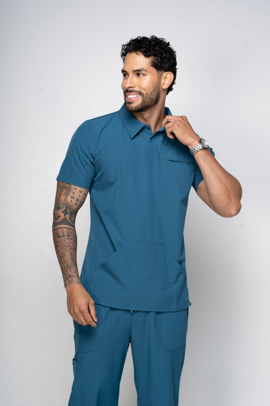 Uniforme Louis Azul Petróleo