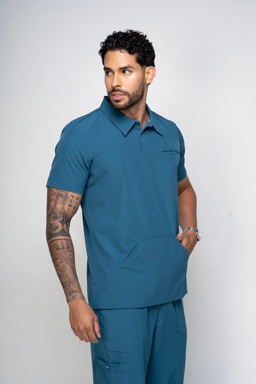 Uniforme Louis Azul Petróleo