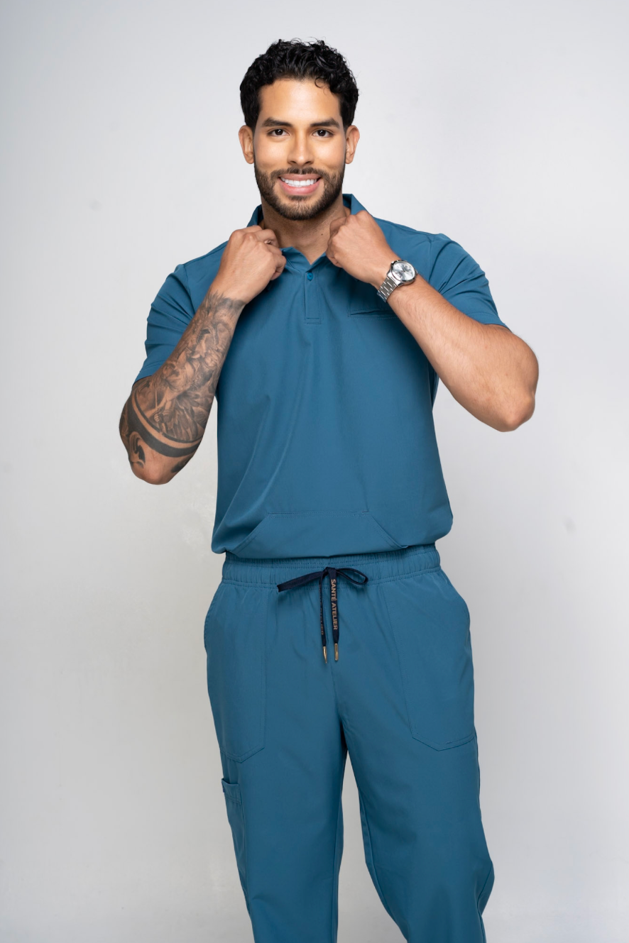 Uniforme Louis Azul Petróleo