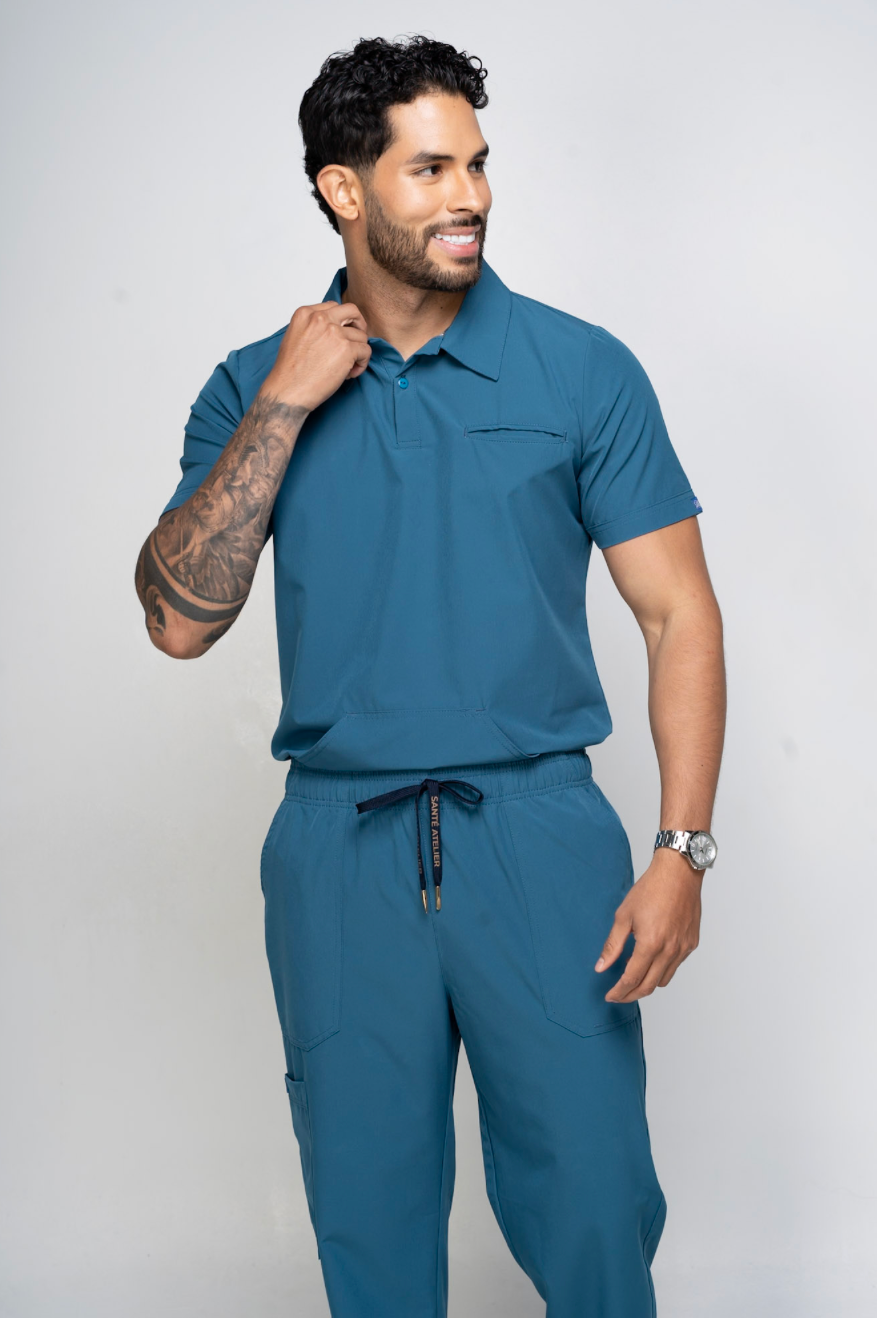 Uniforme Louis Azul Petróleo