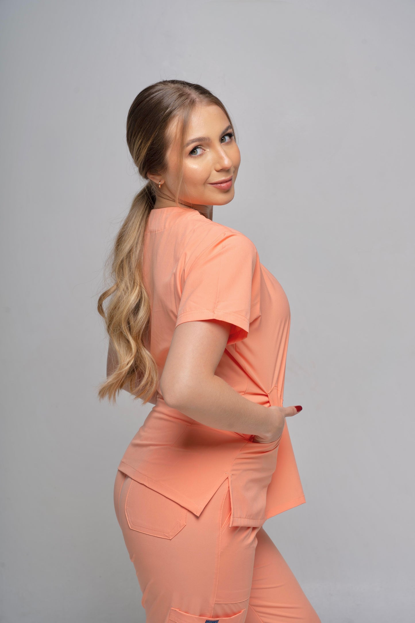Uniforme Classic Dama color Mandarina
