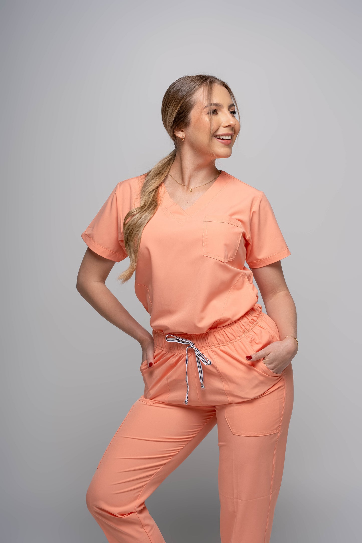 Uniforme Classic Dama color Mandarina