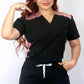 Uniforme Dama New Classic Negro + palo de rosa