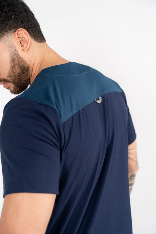 Uniforme New Classic Azul noche - Tela Algodón Antifluido