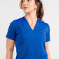 Uniforme Dama New Classic Azul rey - Tela Algodón Antifluido