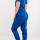 Uniforme Dama New Classic Azul rey - Tela Algodón Antifluido