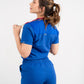 Uniforme Dama New Classic Azul rey - Tela Algodón Antifluido