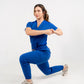 Uniforme Dama New Classic Azul rey - Tela Algodón Antifluido