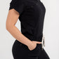 Uniforme Dama Berenice negro - Tela Algodón Antifluido