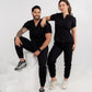 Uniforme New Classic Negro - Tela Algodón Antifluido