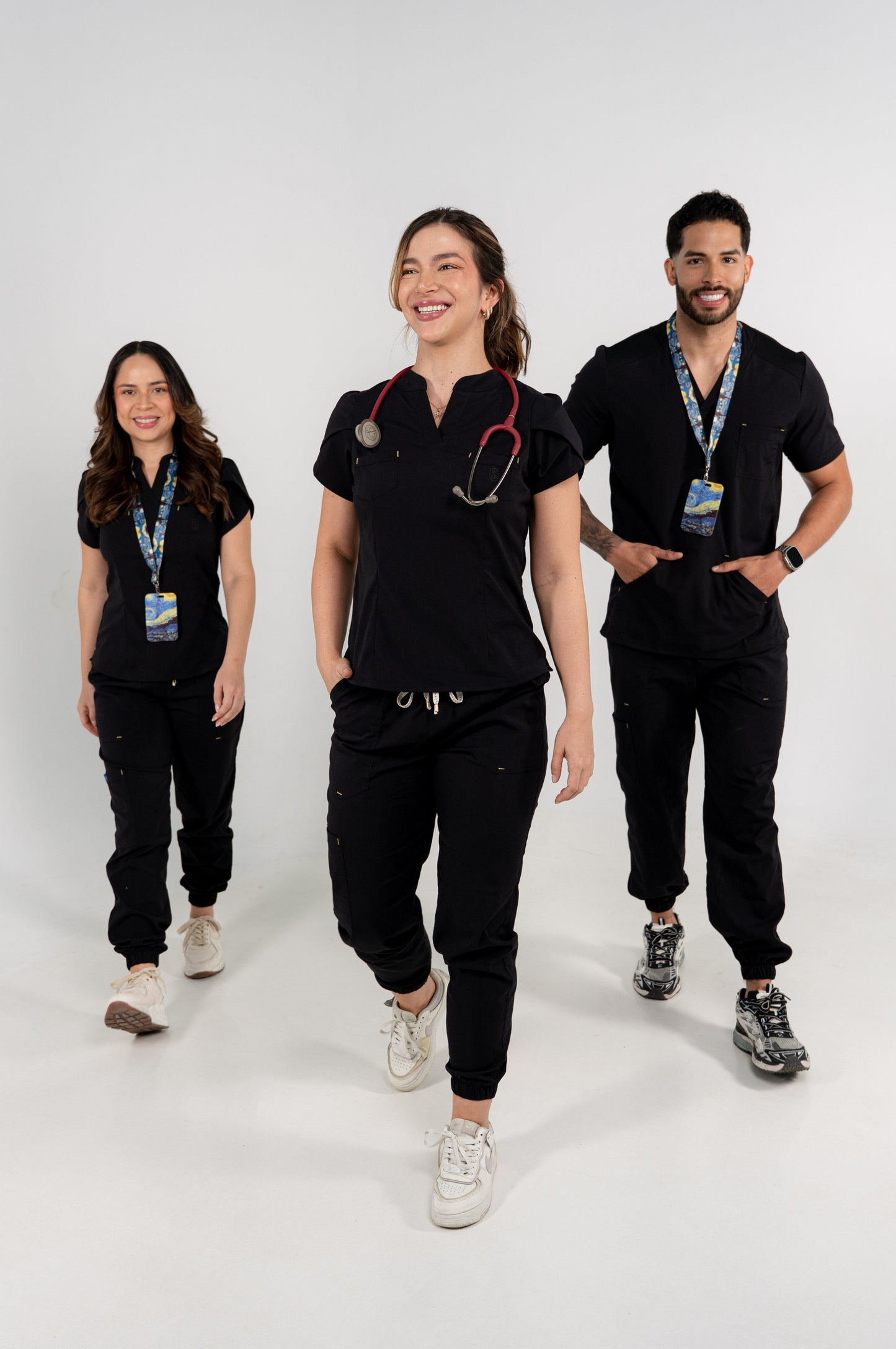 Uniforme Dama Berenice negro - Tela Algodón Antifluido